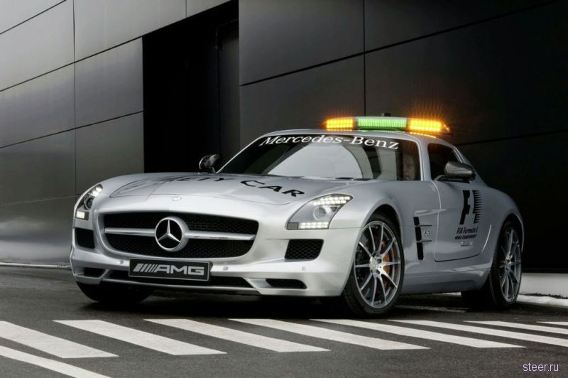 Mercedes-Benz SLS AMG — новый официальный автомобиль безопасности Формулы-1 (фото)