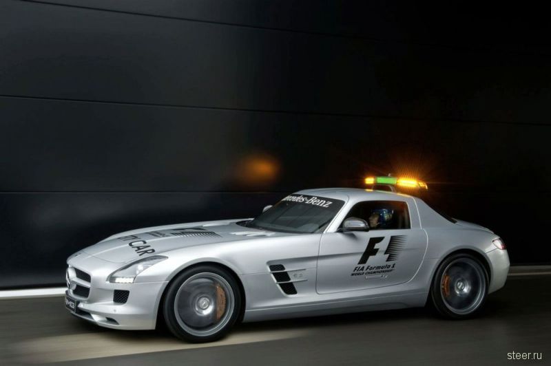 Mercedes-Benz SLS AMG — новый официальный автомобиль безопасности Формулы-1 (фото)