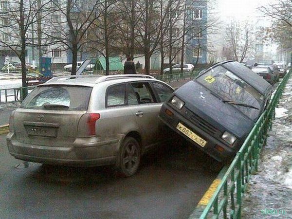 На дороге случается разное (фото)