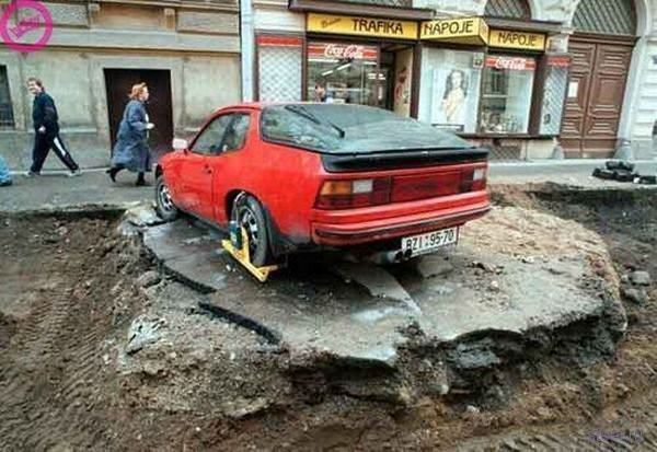 На дороге случается разное (фото)