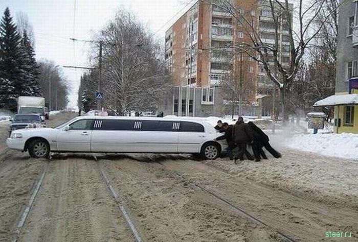 На дороге случается разное (фото)