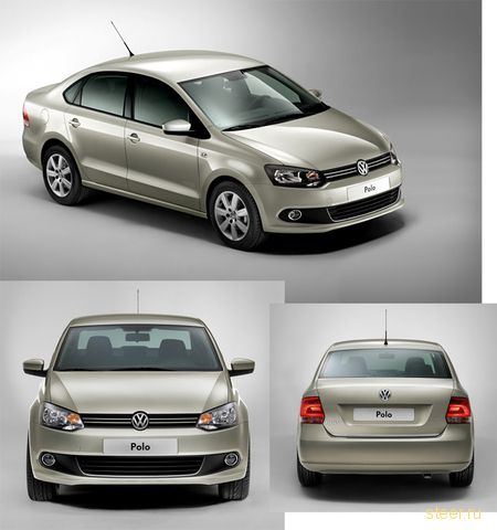 Volkswagen : преставлен народный российский седан от 400 тысяч рублей (фото)