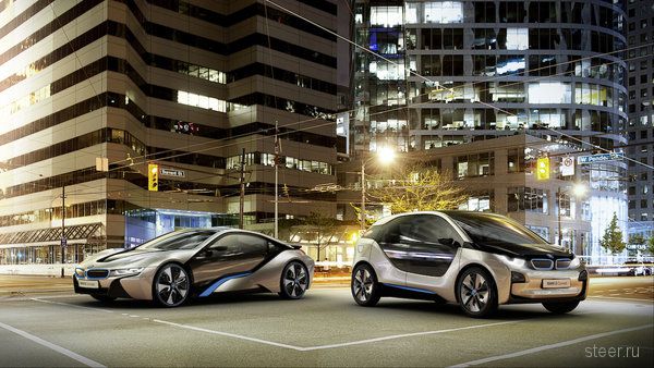 BMW представила модели i3 и i8 (фото)