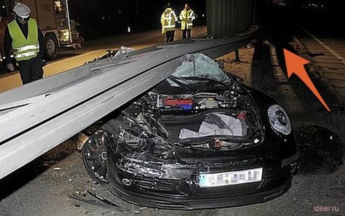 Эксперементальный Porsche разбился во время тестового заезда (фото)