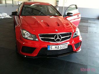 Первые фото самого мощного купе Mercedes-Benz C-Class Mercedes-BenzC63 AMG Black Series (фото)