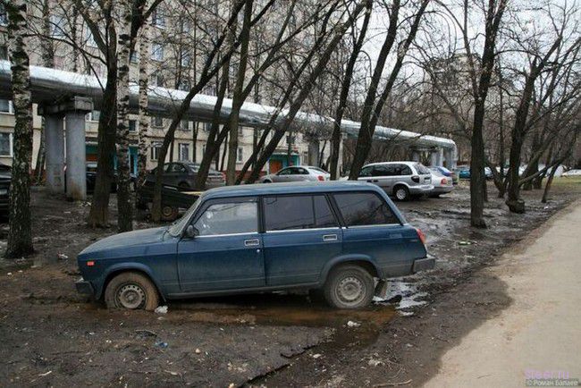 Парковка по-московски (фото)