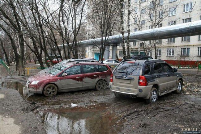 Парковка по-московски (фото)