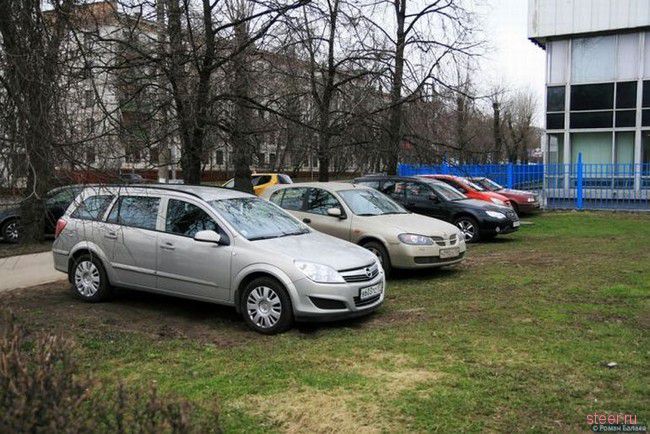 Парковка по-московски (фото)