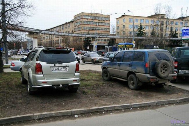 Парковка по-московски (фото)