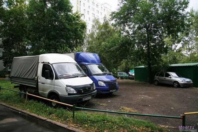 Парковка по-московски (фото)