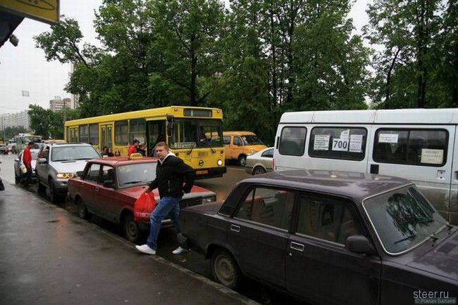 Парковка по-московски (фото)