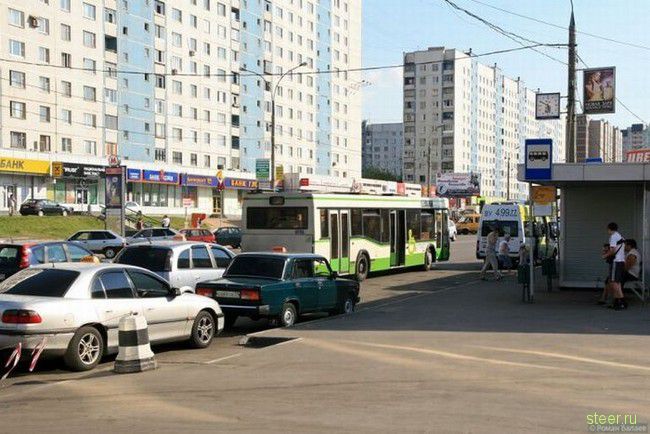 Парковка по-московски (фото)