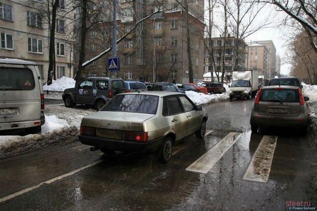 Парковка по-московски (фото)