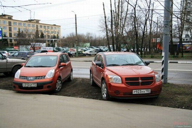 Парковка по-московски (фото)