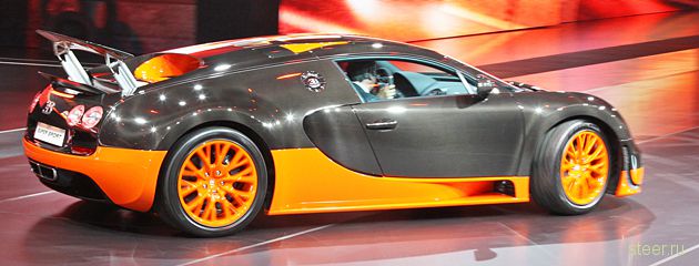 Bugatti Veyron 16.4 Super Sport : самый крутой автомобиль Парижа (фото)