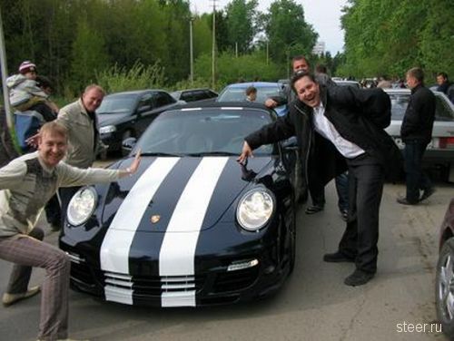 500 HP Porsche не для сибирских дорог (фото)