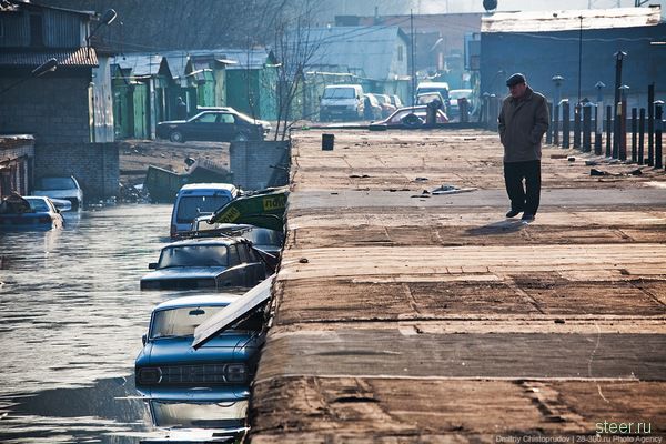 Гаражный потоп в Москве (фото)