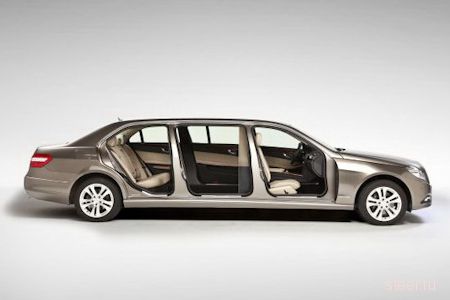 Mercedes E-класса: на метр длиннее, на две двери больше (обзор и фото)