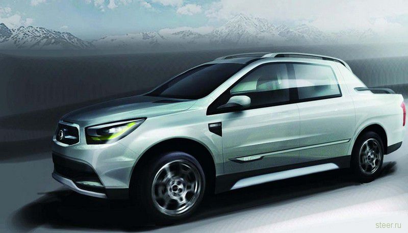 SsangYong привезет на Женевский автосалон новый Actyon Sports (фото)