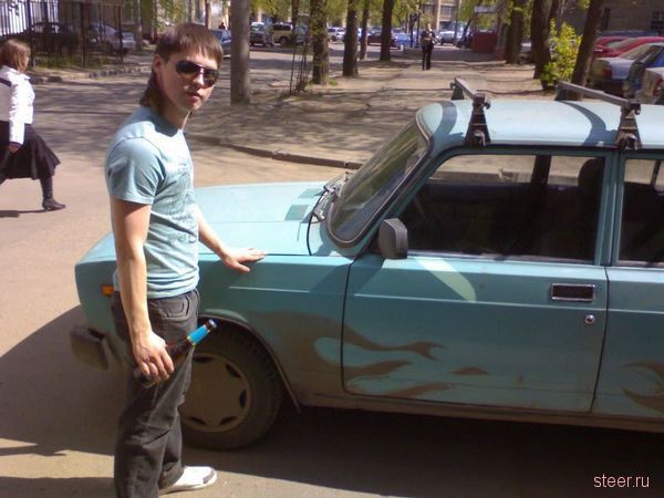 Грязевая аэрография (фото)