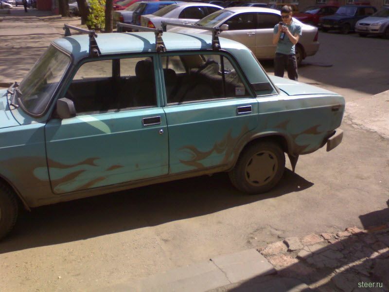 Грязевая аэрография (фото)