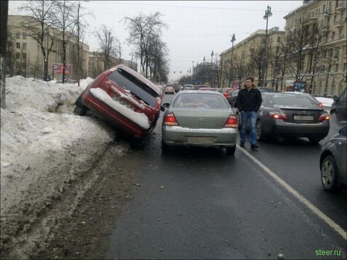 Неудачный объезд (фото)