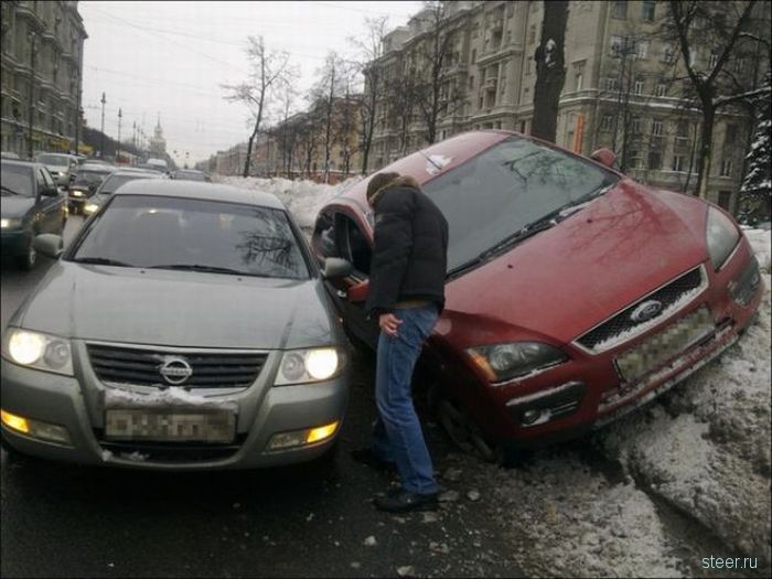Неудачный объезд (фото)