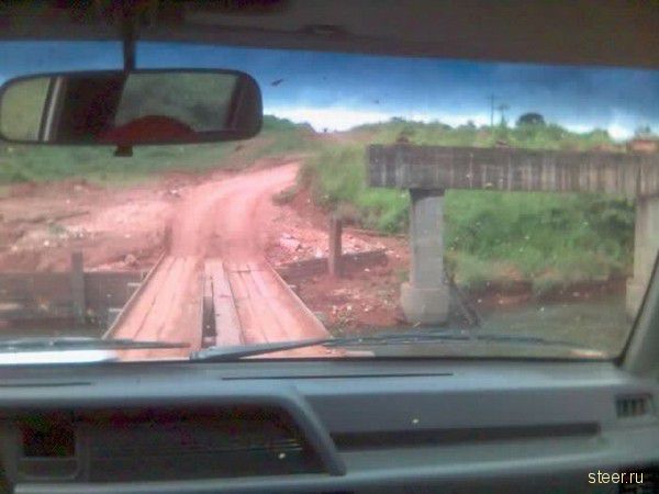 Трансамазонская магистраль в Бразилии. Плохо не только у нас (фото)