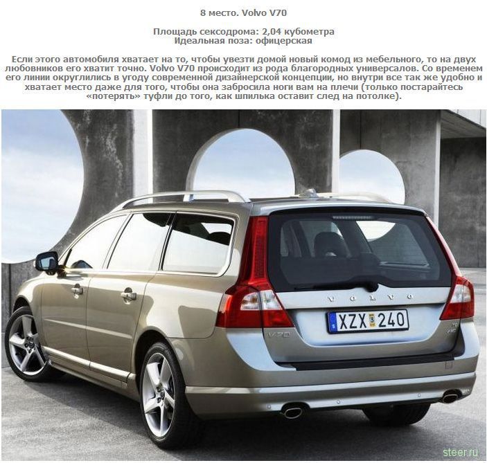 Лучшие авто для секса (фото)