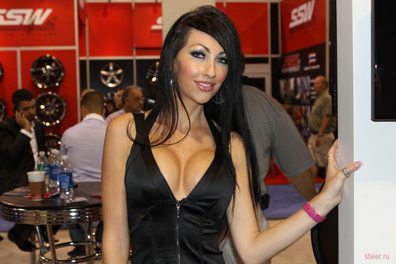 Девушки с выставки SEMA 2010 (фото)
