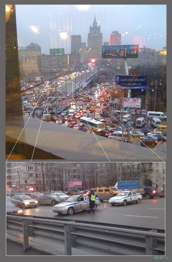 борьба с пробками по-московски