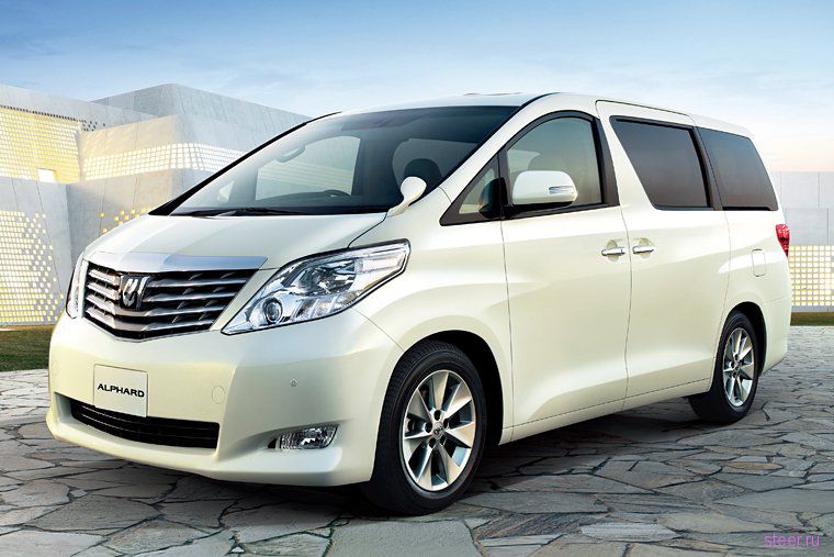 Люксовый минивэн Toyota Alphard будет продваться в России (фото)