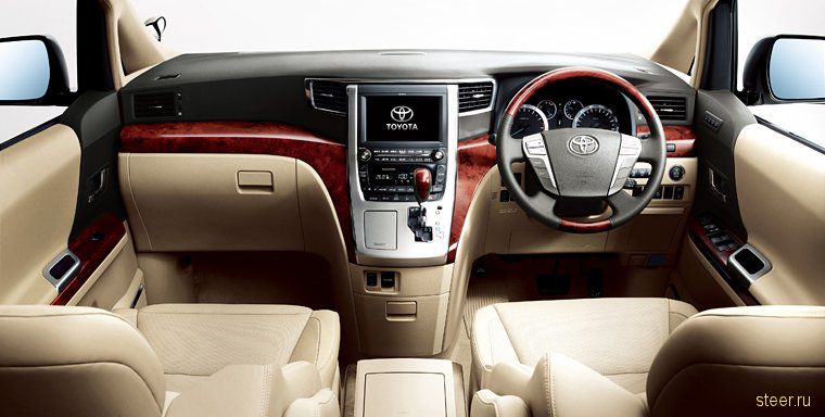 Люксовый минивэн Toyota Alphard будет продваться в России (фото)