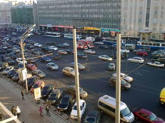 ДТП на Садовом кольце (фото и видео)
