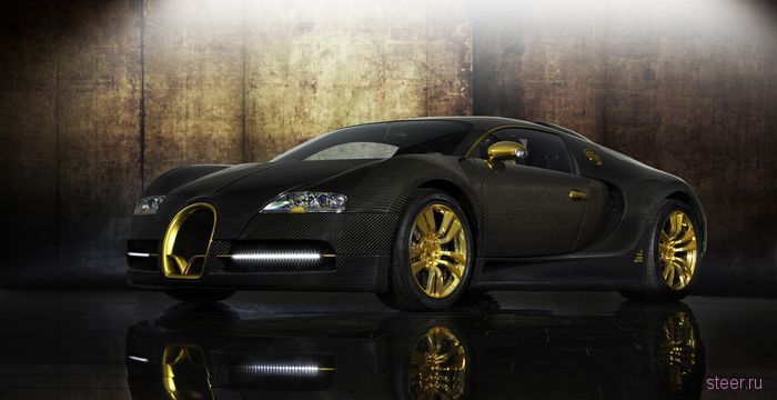 Bugatti Veyron Linea Vincero d'Oro: Mansory показали позолоченный Bugatti Veyron (фото)