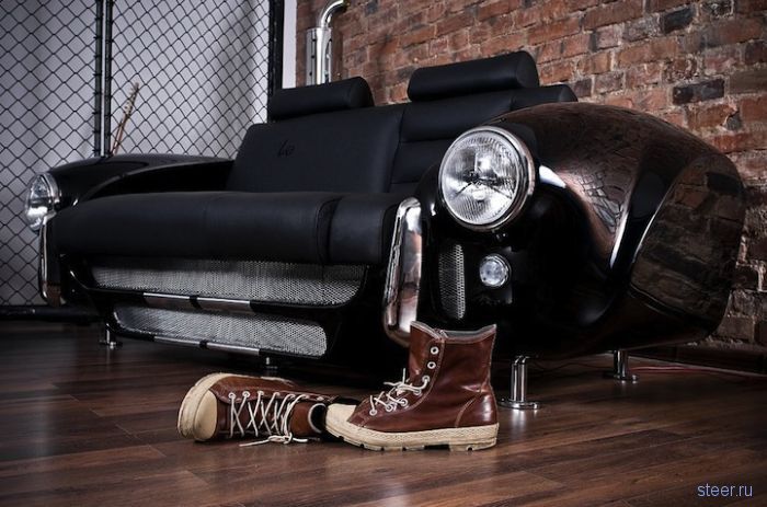 Гостиная в стиле Авто-ретро (фото)