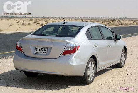 Новый седан Honda Civic без камуфляжа (фото)