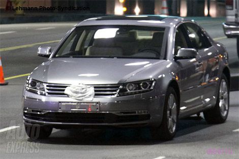 Новый VW Phaeton : шпионские фото