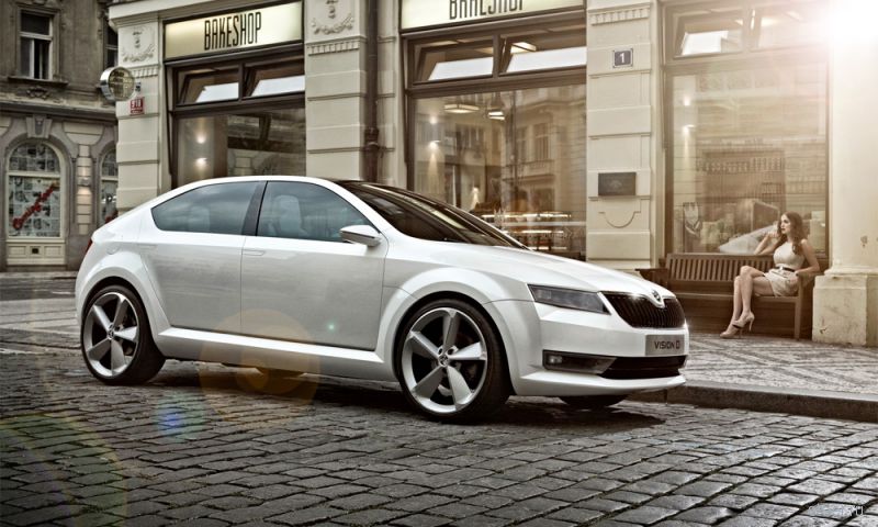 Новая Skoda Octavia VisionD Concept - красотка без комплексов (фото)