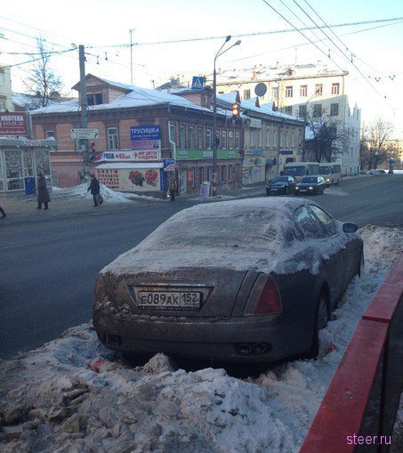 Нижегородский Maserati Quattroporte потерялся в Москве (фото)