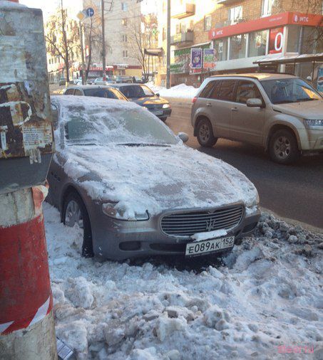 Нижегородский Maserati Quattroporte потерялся в Москве (фото)