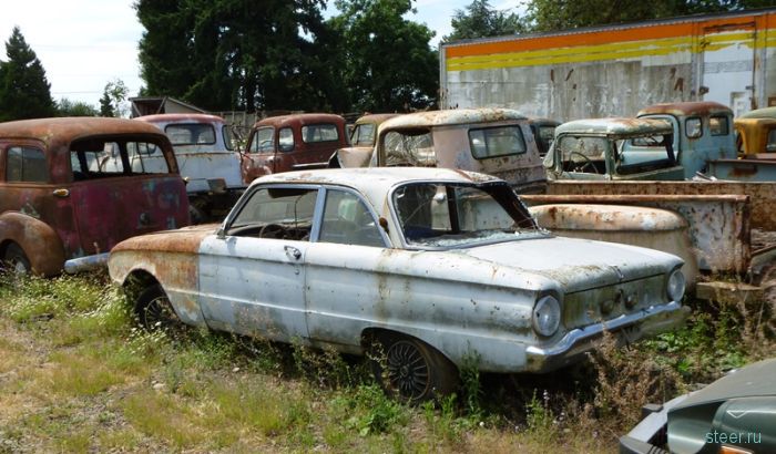 Автомобильное кладбище в Оригоне (фото)