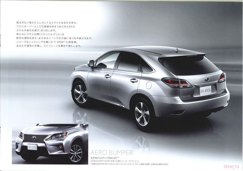 Lexus RX в результате рестайлинга получил новый фирменный стиль премиального бренда (фото)