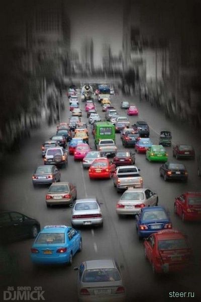 Автомобильные пробки - общемировая тенденция (фото)