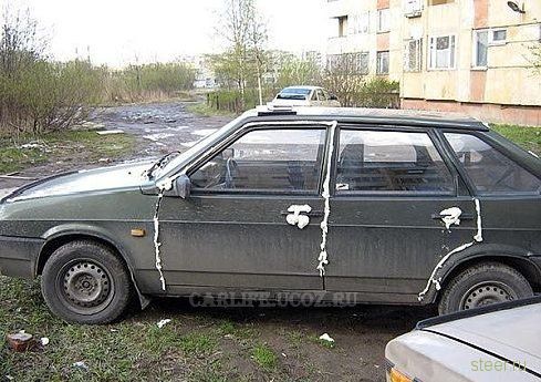 месть за неправильную парковку