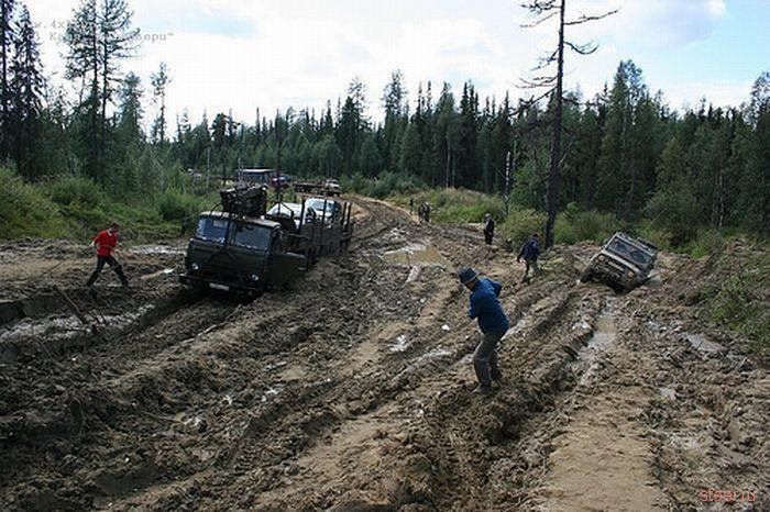 поездка по бездорожью