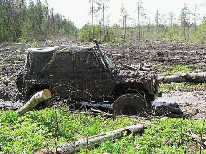 поездка по бездорожью