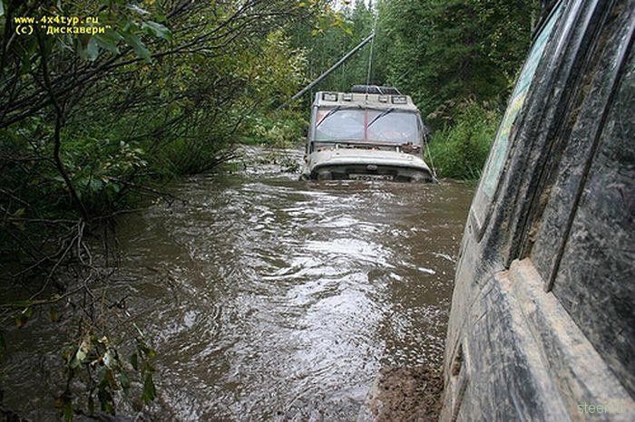 поездка по бездорожью