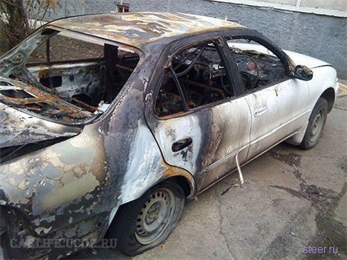 Поджог автомобилей в Новосибирске