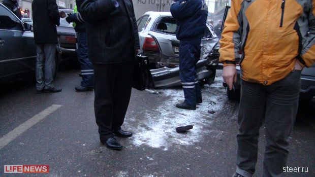 Над лихачом устроили самосуд